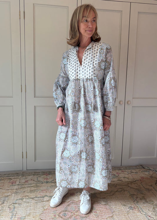Glacial Grey Zanni Dress