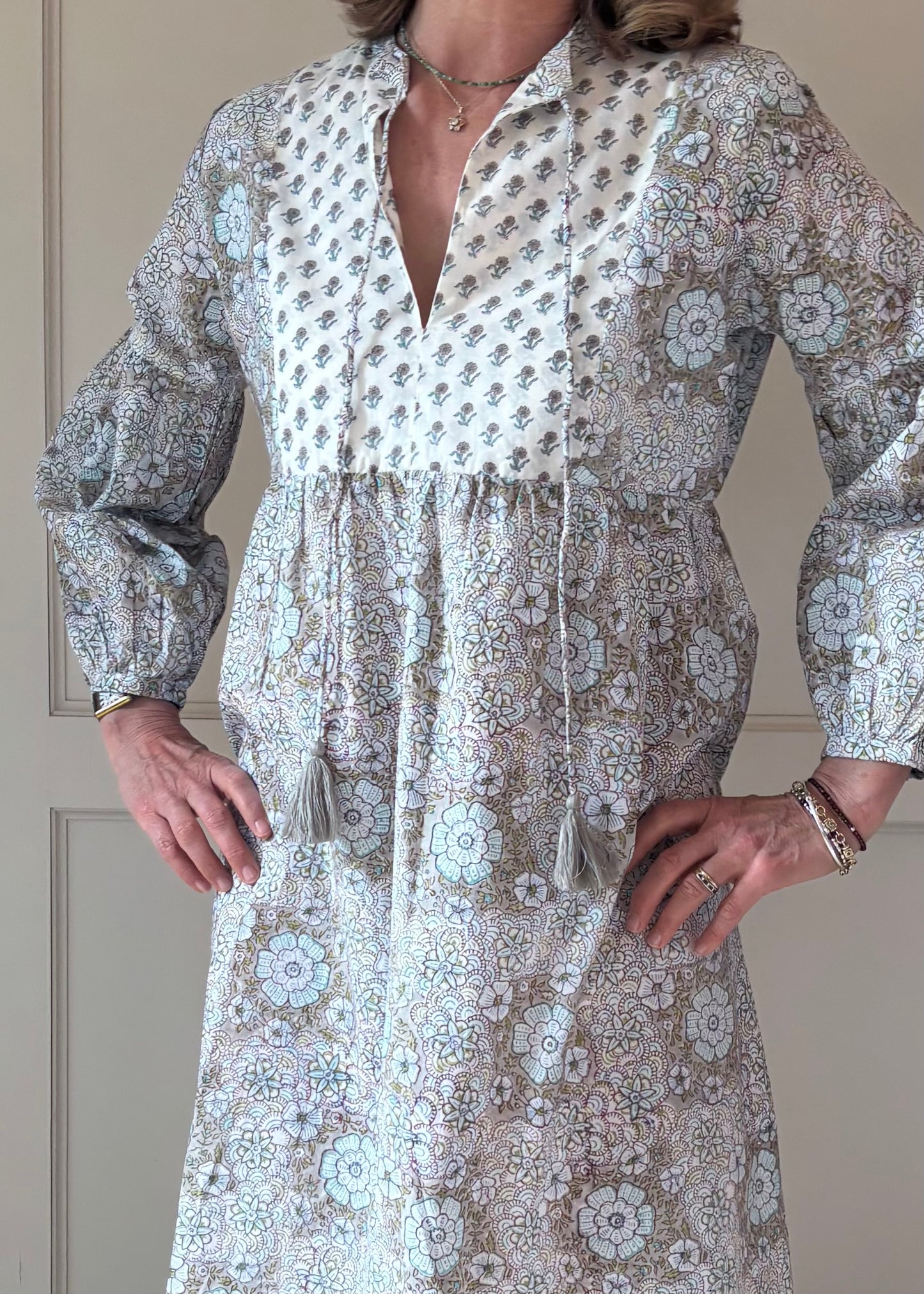 Glacial Grey Zanni Dress